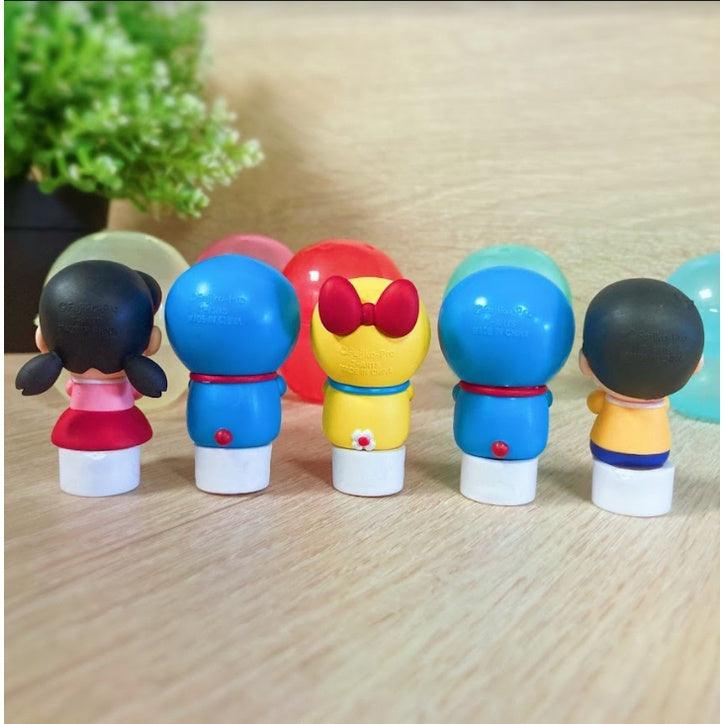 日本T-ARTS扭蛋|全5款,小叮噹坐著公仔系列 - 哆啦a夢、靜香、大雄、哆啦美 - 富士通販