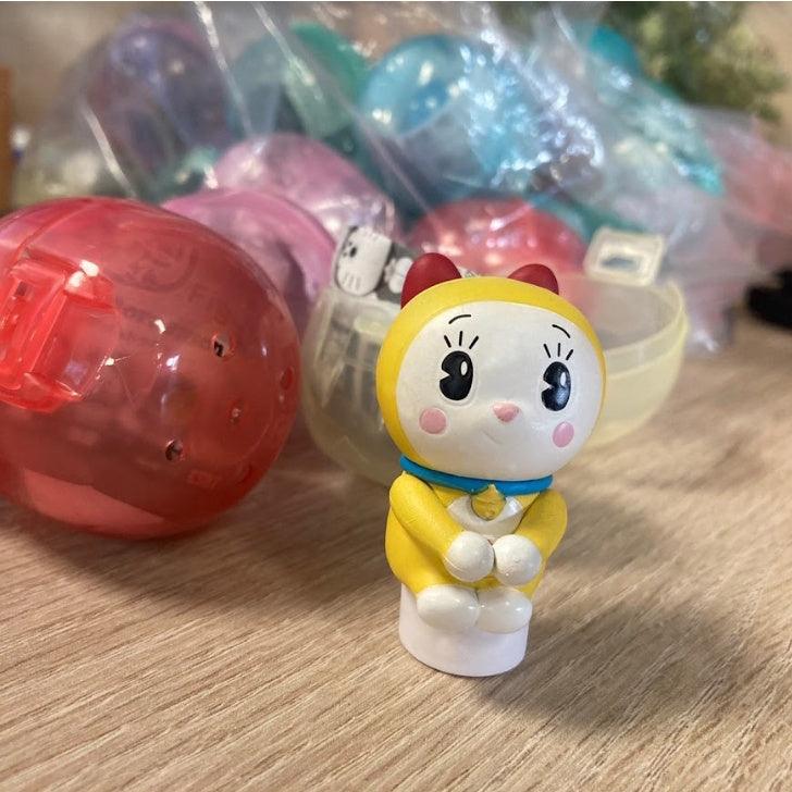 日本T-ARTS扭蛋|全5款,小叮噹坐著公仔系列 - 哆啦a夢、靜香、大雄、哆啦美 - 富士通販