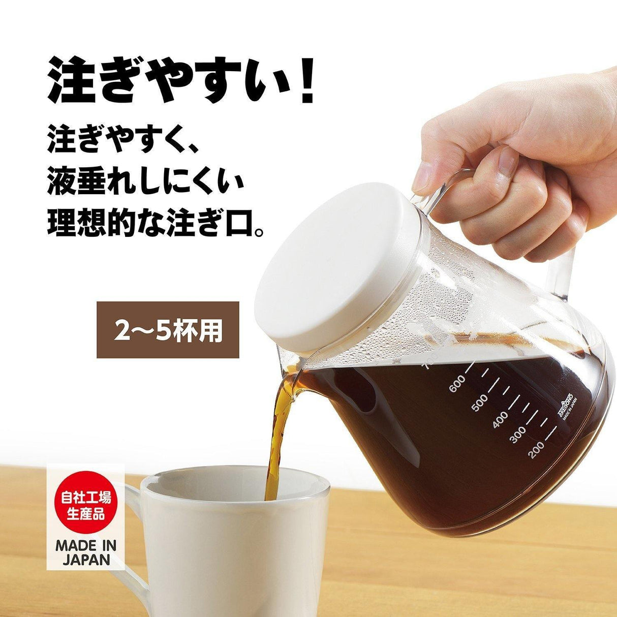 Tamahashi 貝印 手沖咖啡滴漏|花茶壺冷熱兩用耐熱玻璃器套組 850ml-日本製 - 富士通販
