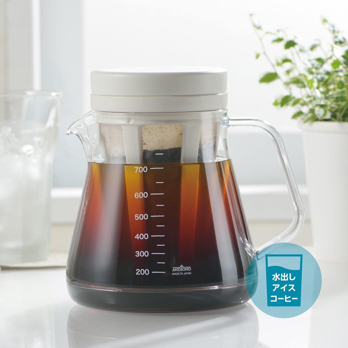 Tamahashi 貝印 手沖咖啡滴漏|花茶壺冷熱兩用耐熱玻璃器套組 850ml-日本製 - 富士通販