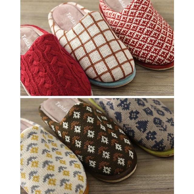 日本 Tehtava 北歐風室內拖鞋|記憶棉鞋墊 彈性厚底 - 富士通販