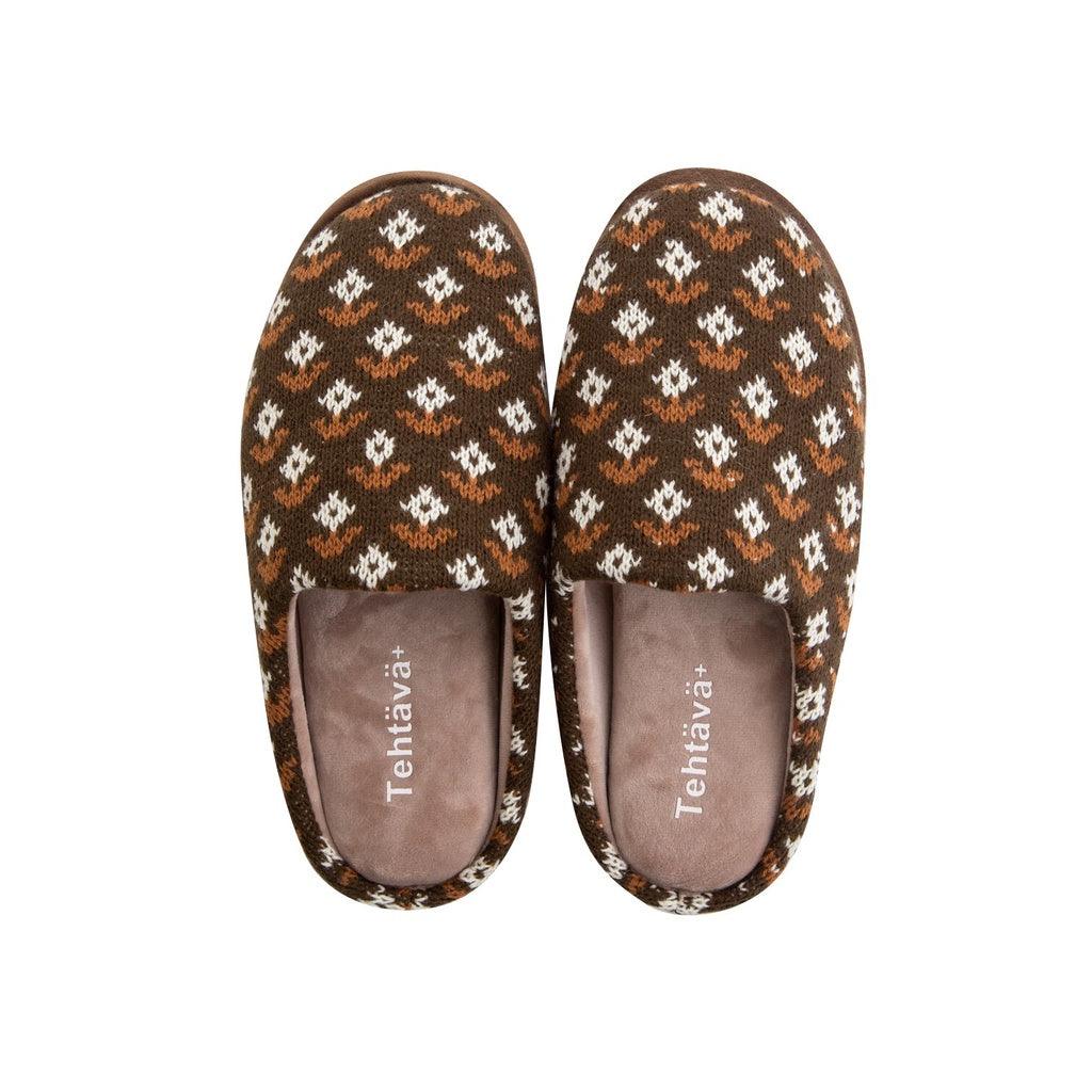 日本 Tehtava 北歐風室內拖鞋|記憶棉鞋墊 彈性厚底 - 富士通販