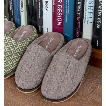 日本 Tehtava 文青風室內拖鞋|記憶棉鞋墊 彈性厚底 - 富士通販