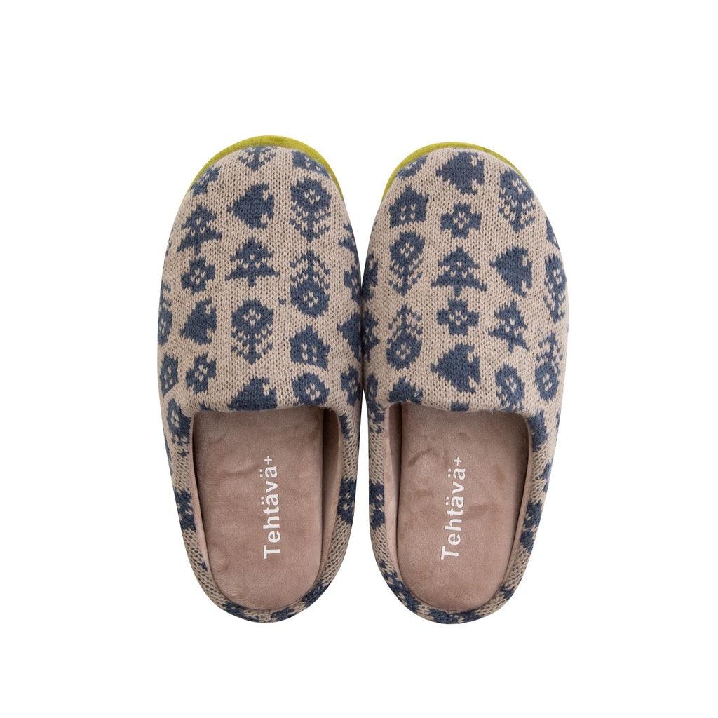 日本 Tehtava 北歐風室內拖鞋|記憶棉鞋墊 彈性厚底 - 富士通販