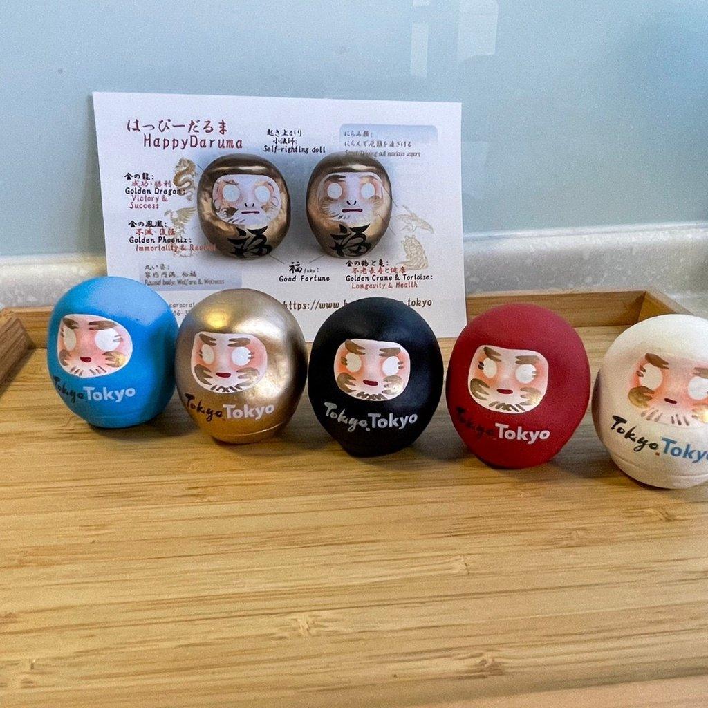 日本限定TokyoTokyo祈福達摩|新年裝飾吉祥物禮物 - 富士通販