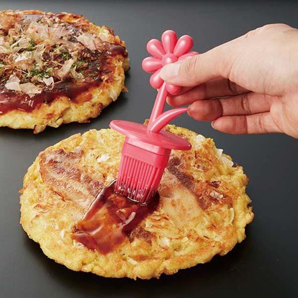 日本TORNE小紅花矽膠 油刷|醬料刷|蛋液刷|烘培刷 - 富士通販