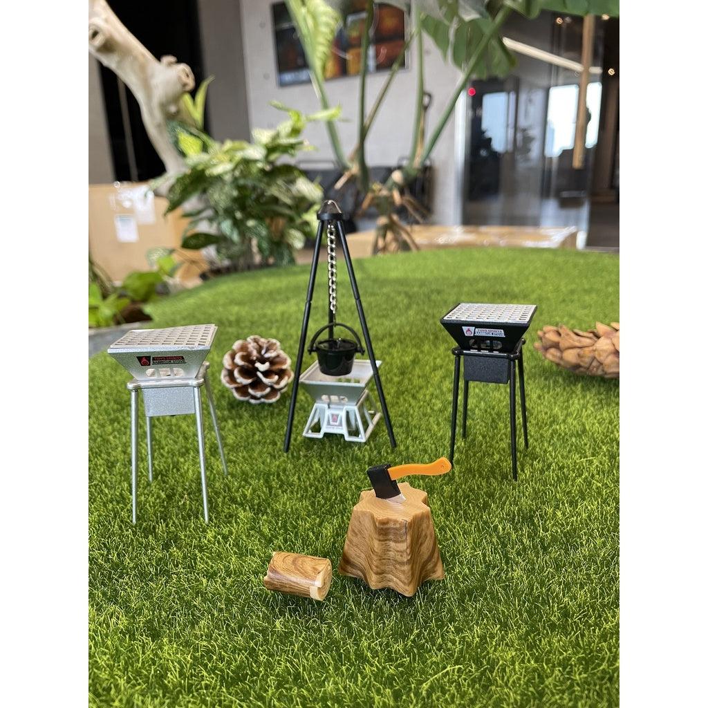 日本 TOYS SPIRITS 發光營火與露營廚具組|微縮模型 場景模型 露營扭蛋 - 富士通販