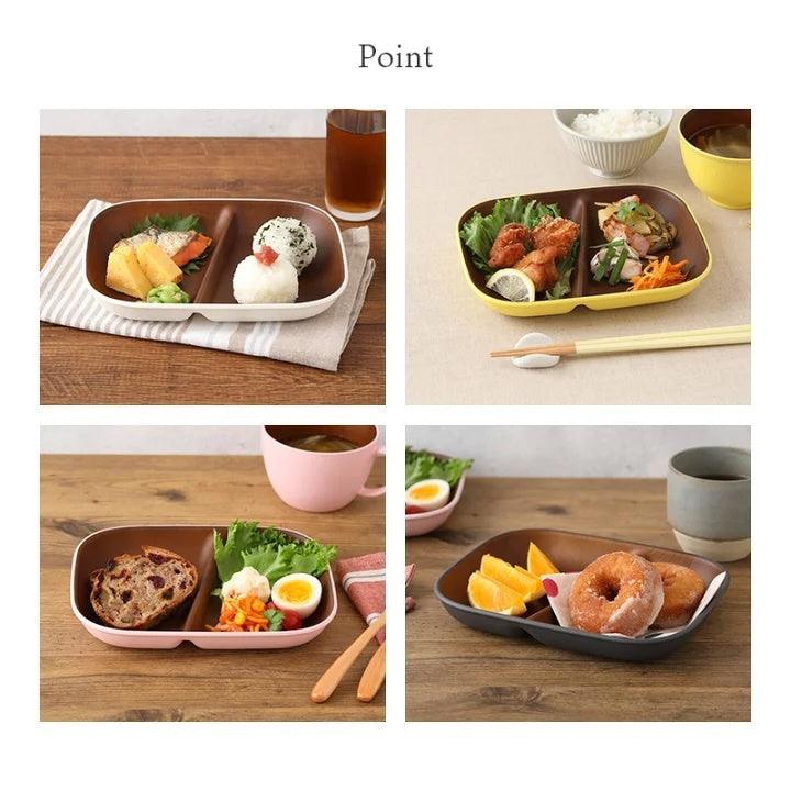 日本製 isso ecco 輕量餐盤 分隔盤 │耐熱 耐摔 野餐 露營