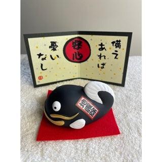 日本製 萬古燒 抗震除厄招財貓 鯰魚擺飾擺件|居家擺飾 招財貓公仔 招財 招福 - 富士通販