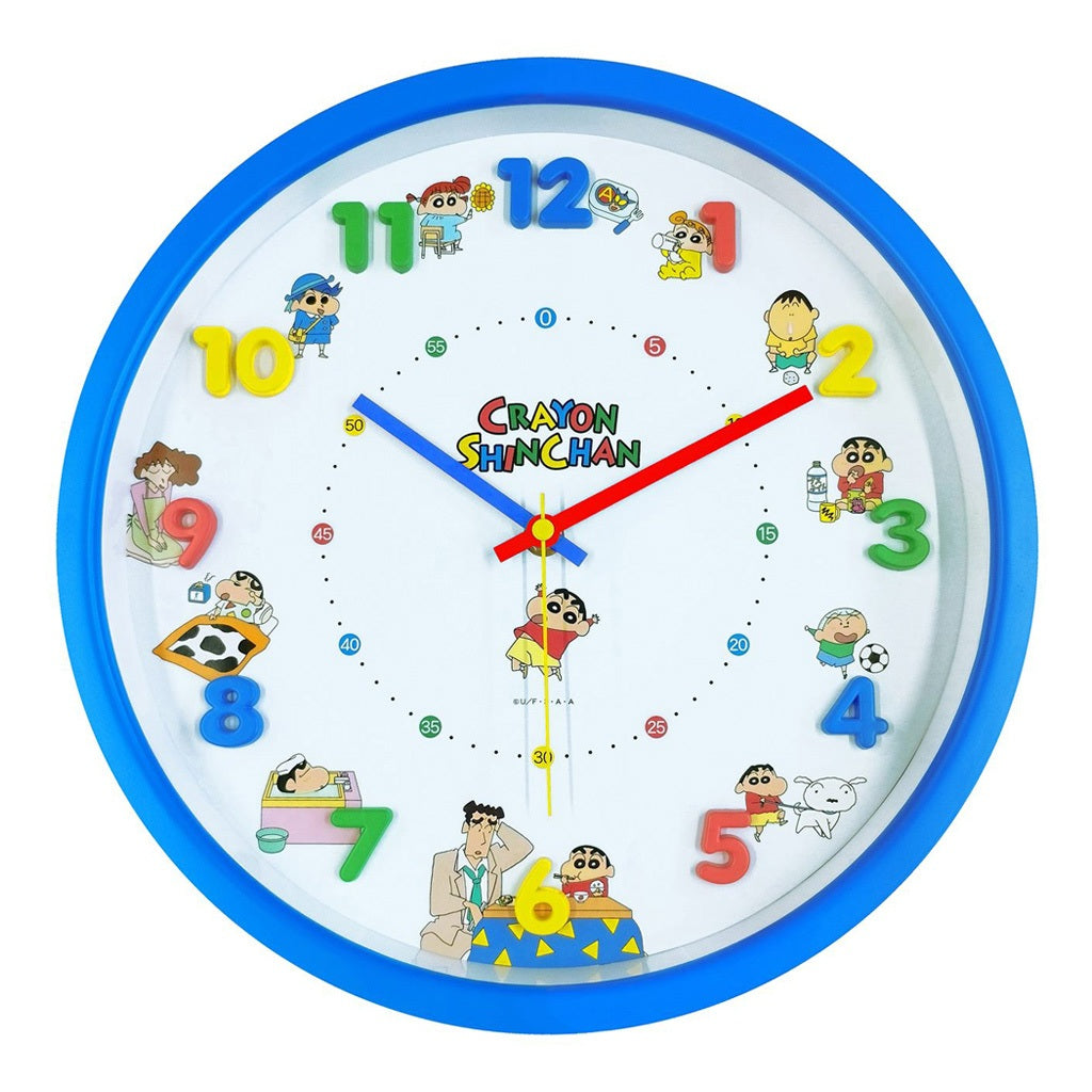可愛卡通造型掛鐘 30cm 時鐘 卡通時鐘 壁掛時鐘 連續秒針 迪士尼 兒童房 客廳