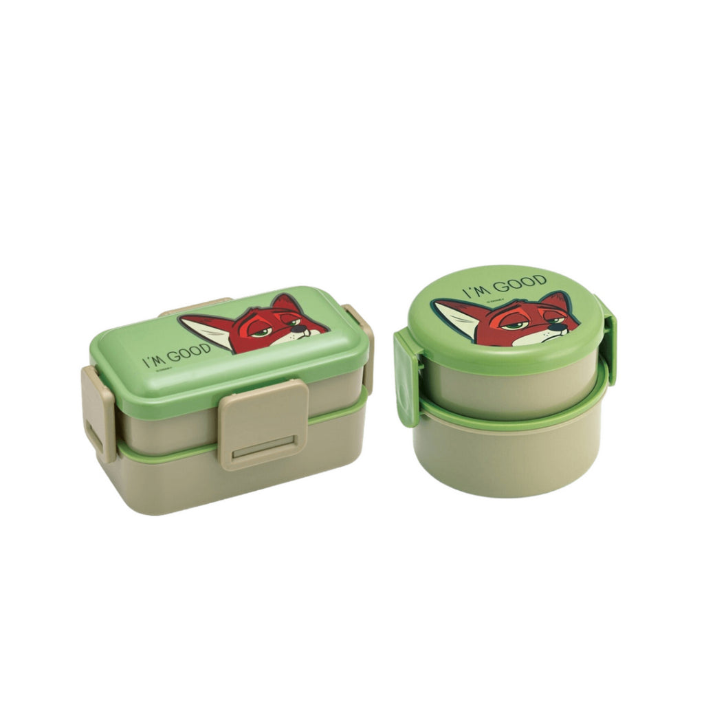 SKATER 動物方程式便當盒︱雙層便當盒 午餐盒 保鮮盒 抗菌 野餐