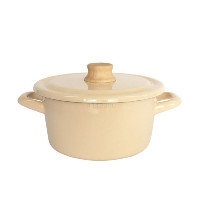 富士琺瑯 PLUS 雙耳鍋 (附蓋) 2.3L │IH爐 湯鍋