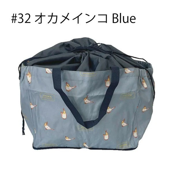 日本 Chepeli 輕薄收納型束口菜籃專用保冷提袋