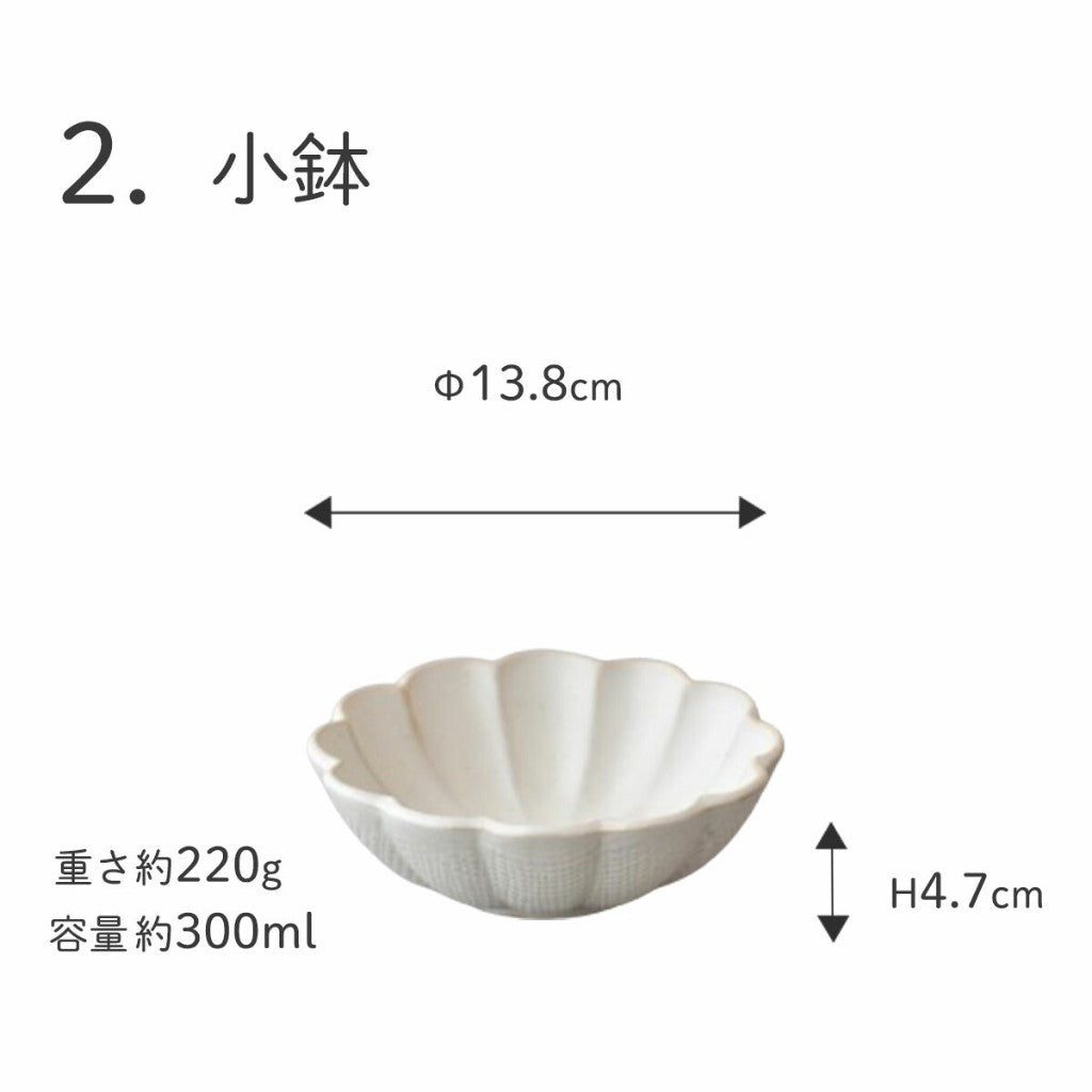 日本製 Shinogi 菊形陶瓷餐盤│小碟 淺盤 碗