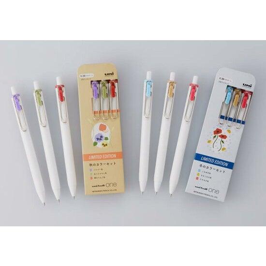 三菱uni-ball one 秋天/冬天0.38原子筆|限量中性墨水圓珠筆 中性筆 - 富士通販