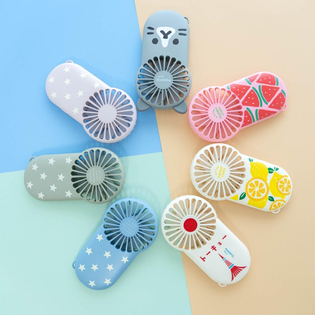 日本 迪士尼 蠟筆小新 史努比 手持電風扇 掛脖風扇 USB風扇 - 富士通販