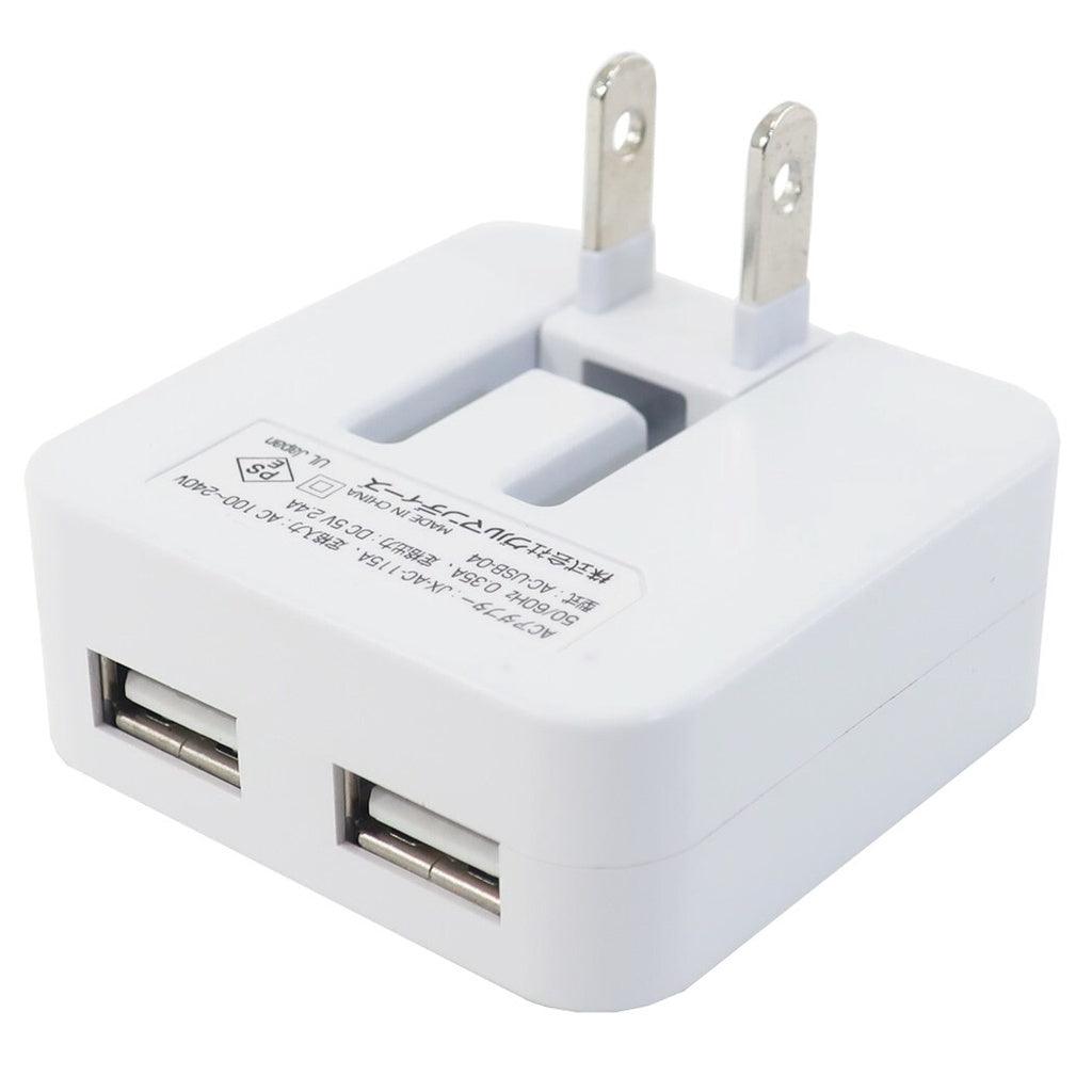 雙孔USB轉接頭-森林動物狐狸|手機傳輸線插頭、充電頭 - 富士通販