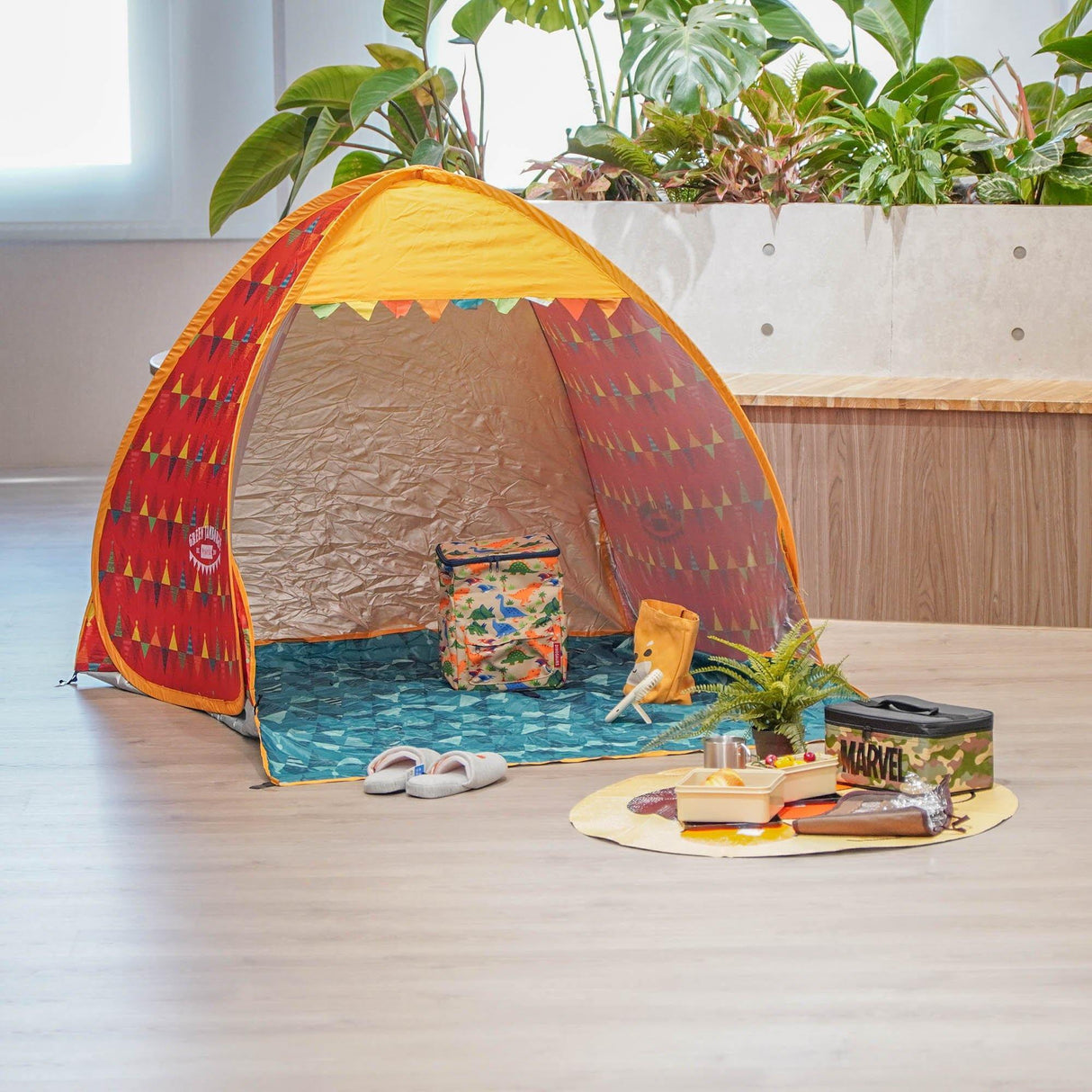 懷舊馬戲團彈出式帳棚|兒童室內戶外抗UV帳篷 - 富士通販