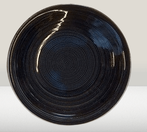 日本製 美濃燒 Uzu 漩渦 輕量陶瓷餐具|陶瓷碗 水果盤 蛋糕盤 - 富士通販