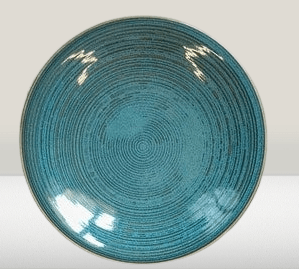 日本製 美濃燒 Uzu 漩渦 輕量陶瓷餐具|陶瓷碗 水果盤 蛋糕盤 - 富士通販