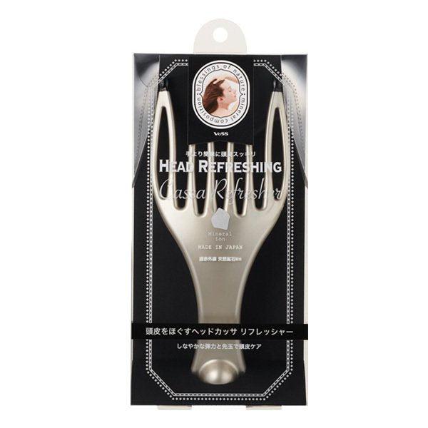 日本製VeSS頭部按摩梳|遠紅外線頭皮SPA按摩刷 - 富士通販