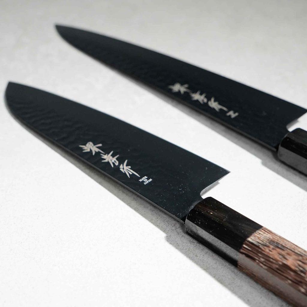 日本製 堺孝行|黑影 VG10 鎚目 鐵氟龍塗層 牛刀 日本刀 主廚刀 210mm 不沾黏 切肉 切魚 - 富士通販