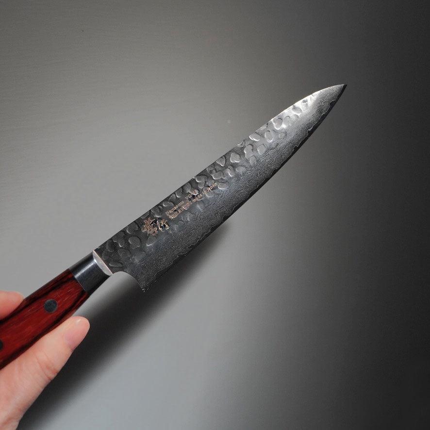 日本製 堺孝行|VG10 33層 鎚目 大馬士革紋 蔬果刀 水果刀 小刀 日本刀 主廚刀 150mm 不沾黏 去骨 切菜 精緻 雕刻 - 富士通販