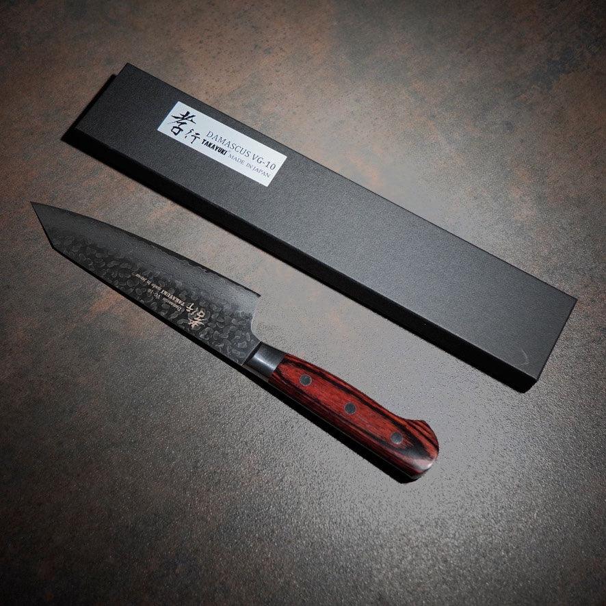 日本製 堺孝行|VG10 33層 鎚目 大馬士革紋 三德刀 日本刀 主廚刀 160mm 不沾黏 切肉 切菜 切水果 萬用廚刀 - 富士通販
