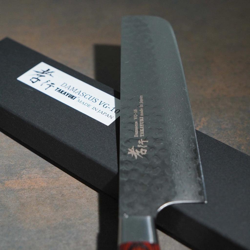 日本製 堺孝行|VG10 33層 鎚目 大馬士革紋 菜切 日本刀 主廚刀 160mm 不沾黏 切菜 菜刀 - 富士通販
