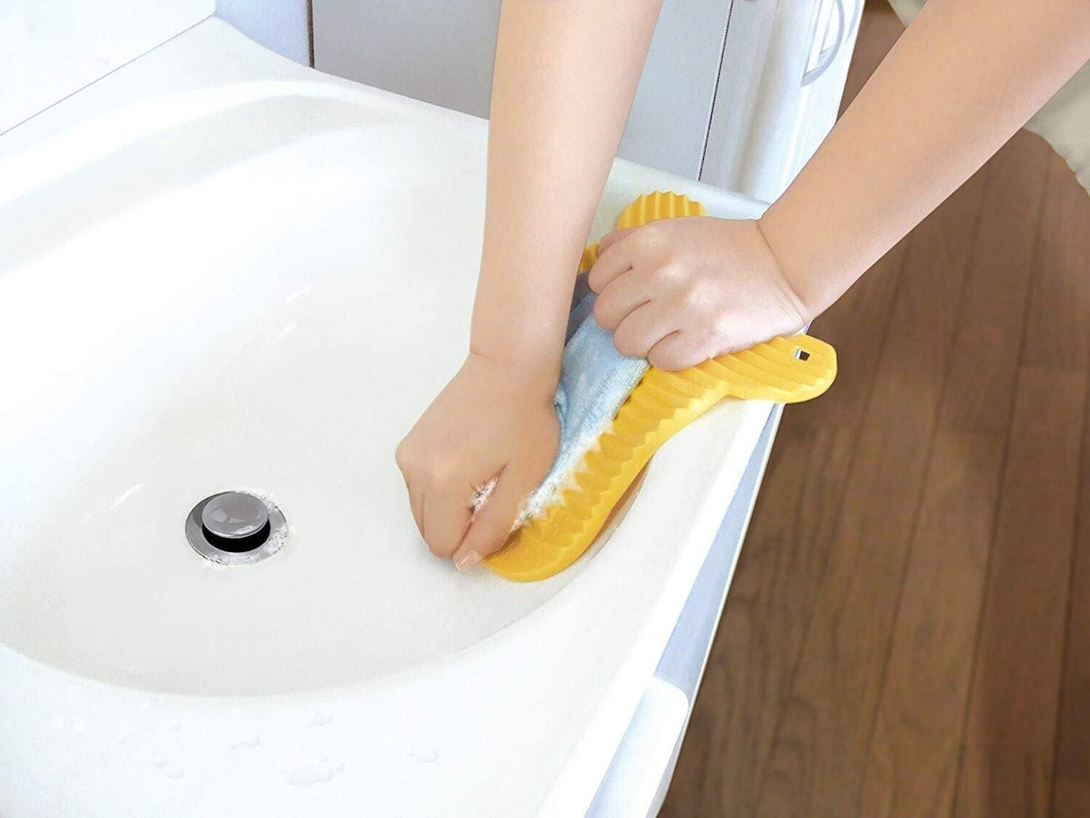 日本 迪士尼Winnie Pooh小熊維尼造型 軟式洗衣板|附吸盤-日本製 - 富士通販