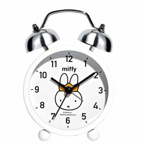 無印風,米飛兔純白鬧鐘|日本期刊雜誌 x Miffy聯名款 - 富士通販