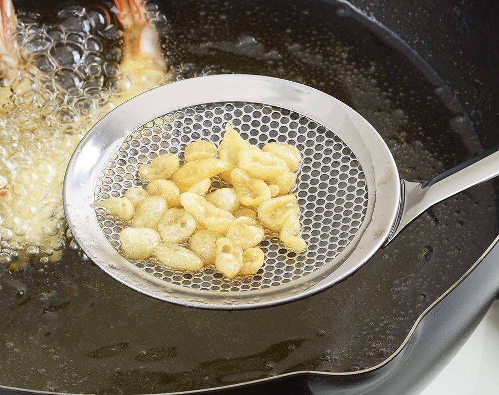 吉川YOSHIKAWA不鏽鋼火鍋|炸物細網勺 濾油網 -日本製 - 富士通販