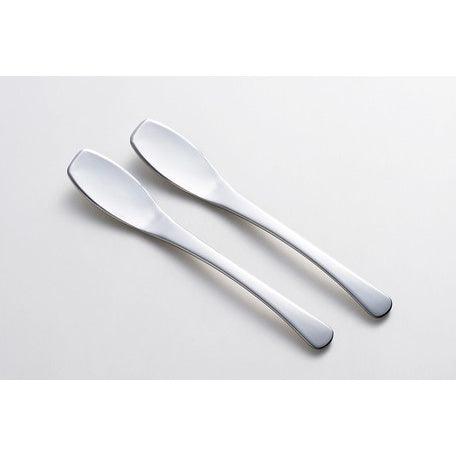 日本製 YOSHIKAWA吉川 果醬抹刀 一組2入|不鏽鋼抹刀 奶油抹刀 烘培用品 - 富士通販