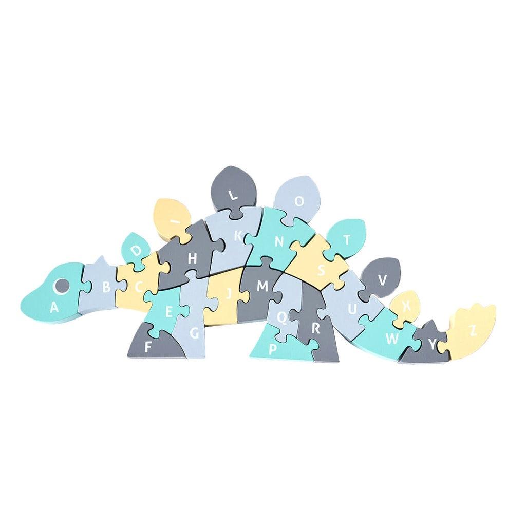 日本知育玩具開發潛能|木製恐龍英語拼圖 - 富士通販