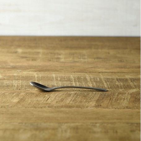 日本製 燕三條 不鏽鋼銀鱗咖啡湯匙|小湯匙 鎚目 高質感霧面 職人手感 - 富士通販