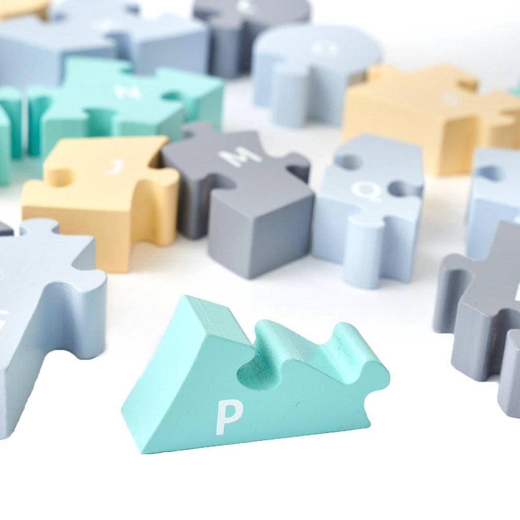 日本知育玩具開發潛能|木製恐龍英語拼圖 - 富士通販