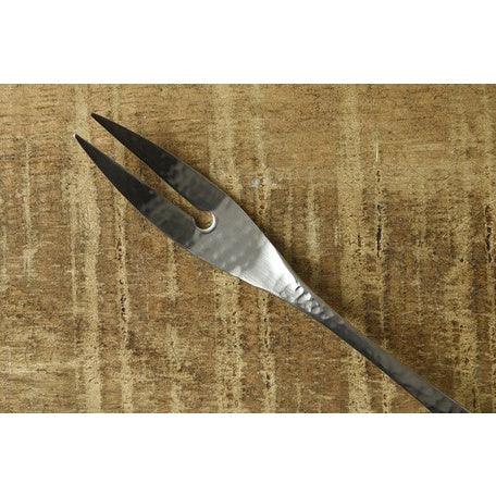 日本製 燕三條 不鏽鋼銀鱗 蛋糕叉子|水果叉 鎚目 小叉子 下午茶 - 富士通販