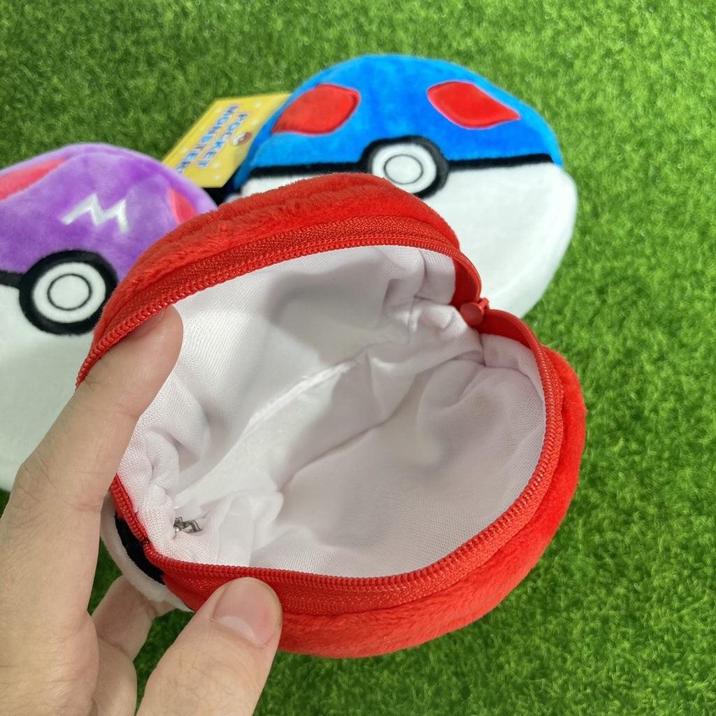 神奇寶貝球 絨毛零錢包|精靈球 大師球 超級球 - 富士通販