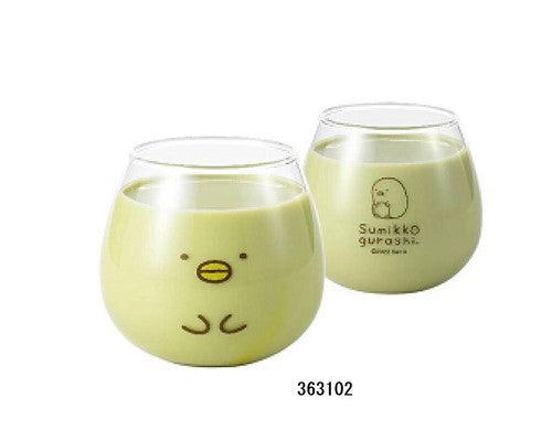 日本製 角落生物 透明玻璃杯 |炸豬排 白熊 企鵝 貓 蜥蜴 - 富士通販