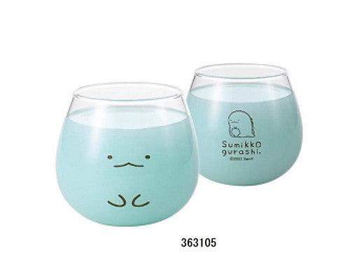 日本製 角落生物 透明玻璃杯 |炸豬排 白熊 企鵝 貓 蜥蜴 - 富士通販