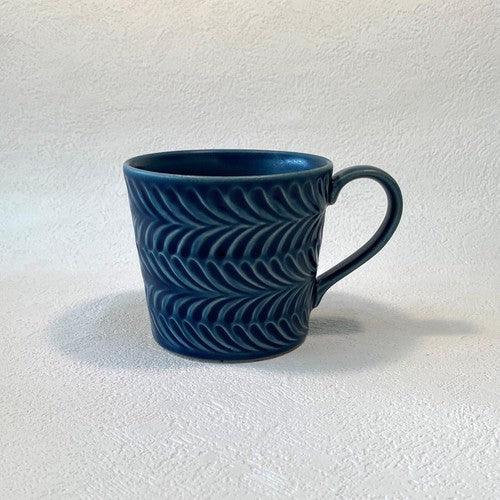 日本製 波佐見燒 迷迭香造型 馬克杯 小盤子|下午茶餐具 - 富士通販