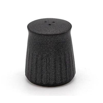 日本製 美濃燒 簡約 三孔陶瓷調味罐|胡椒罐 鹽罐 - 富士通販