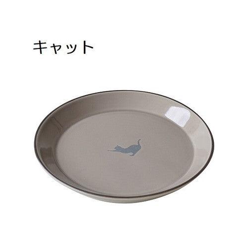 日本製 美濃燒 動物 剪影|大容量馬克杯 湯杯 陶瓷盤 - 富士通販