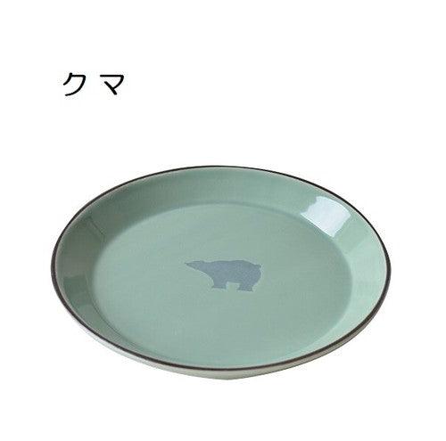 日本製 美濃燒 動物 剪影|大容量馬克杯 湯杯 陶瓷盤 - 富士通販