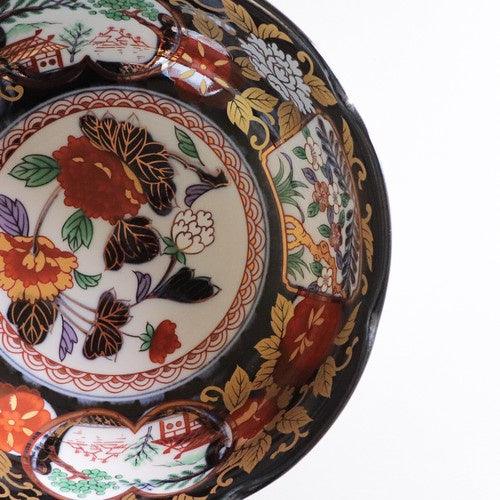 日本製 美濃燒 宮廷風 金彩牡丹 碗|陶瓷碗 飯碗 - 富士通販