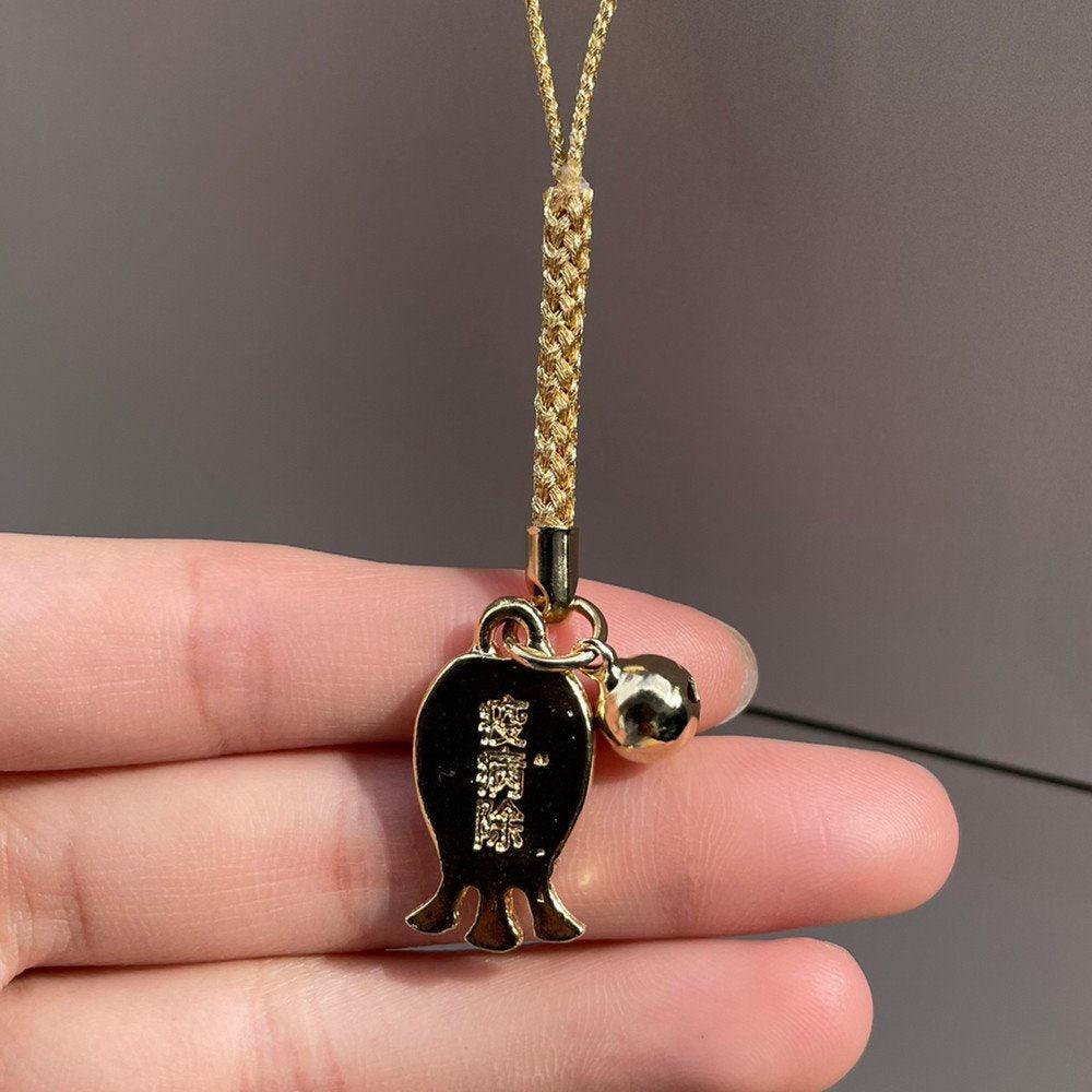 日本製貓頭鷹手機吊飾|防疫鑰匙圈 - 富士通販