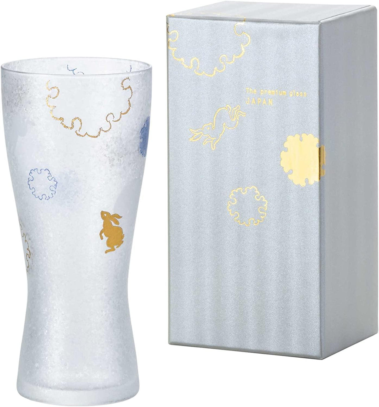 日本石塚哨子啤酒杯-金魚煙火|雪兔|千鳥-三款可選 - 富士通販