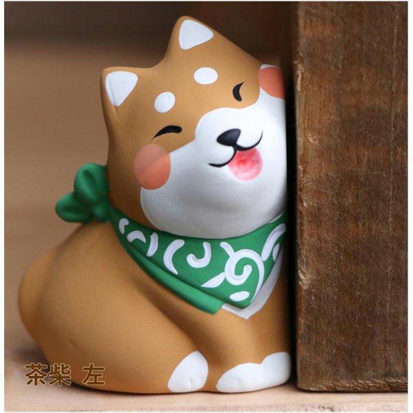 辦公室療癒公仔貼臉柴犬-黑柴|黃柴 - 富士通販