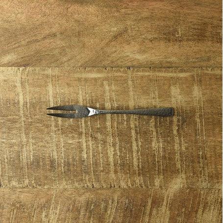 日本製 燕三條 不鏽鋼銀鱗 蛋糕叉子|水果叉 鎚目 小叉子 下午茶 - 富士通販