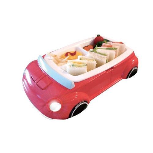 可愛汽車造型 兒童分類餐盤|有車燈 聲音 - 富士通販